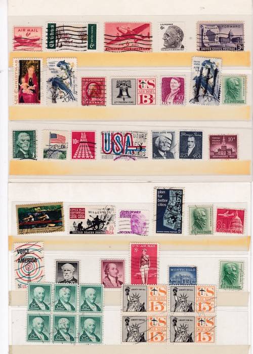 AMERICA - LOTS OF STAMS AS PER SCHEDULE - 1893 - AND ON WARDS