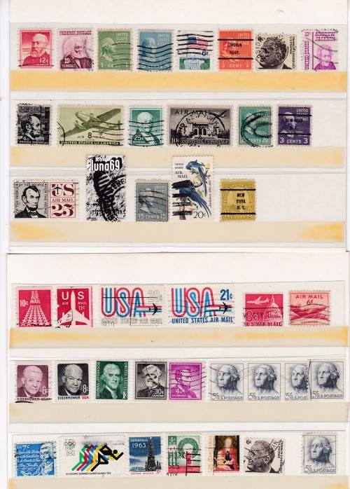 AMERICA - LOTS OF STAMS AS PER SCHEDULE - 1893 - AND ON WARDS