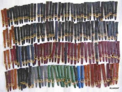 APPROX 150 WATCH STRAPS : 14 - GENUINE LEATHER