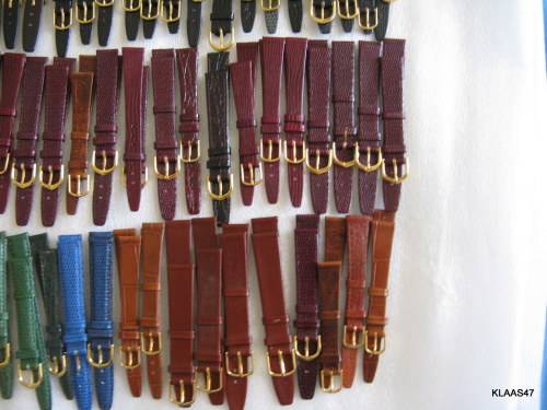 APPROX 150 WATCH STRAPS : 14 - GENUINE LEATHER