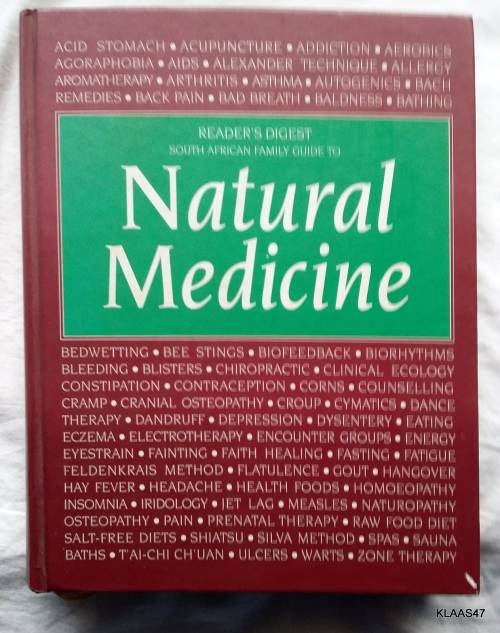 Natural Medicine  BY Reader's Digest South African Family Guide hardcover 1994