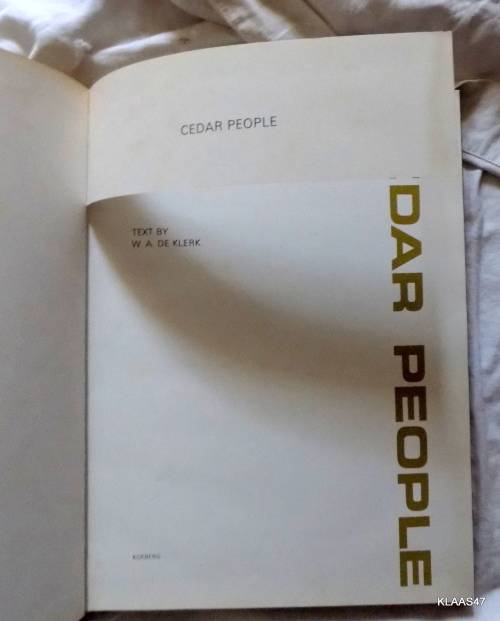 Cedar people Tom Burgers