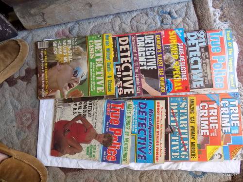 11 Magazines 1981 - Detective / True Crime / True Police  etc