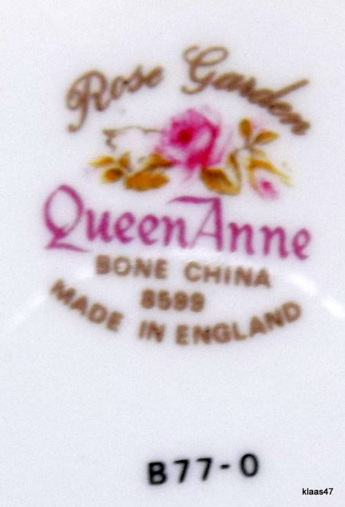 Queen Anne - Rose Garden - Bone China - Side Plate - 16cm Diameter