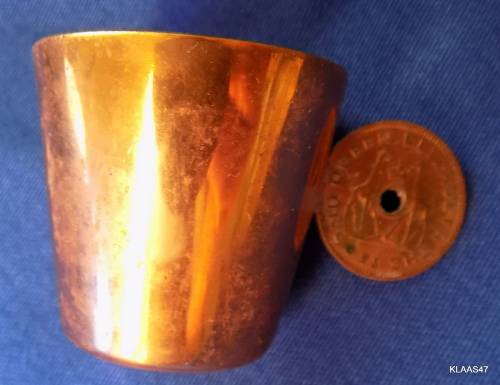 TOT MEASURE - RHODESIAN COPPER - WITH COPPER HALF PENNY 1964 RHODESIA & NYASALAND