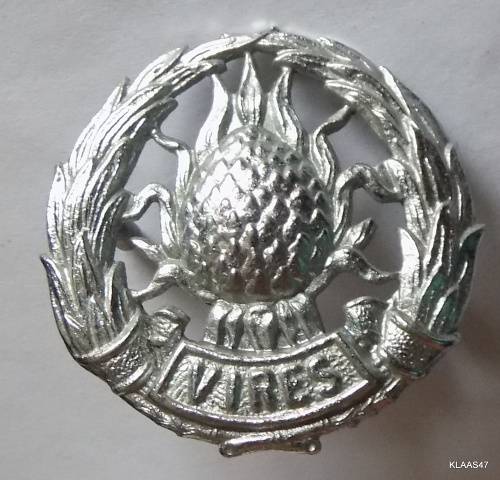 Regiment Boland - white metal cap badge (Worn post 1964)