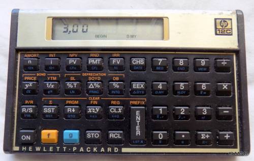 HP 12C Financial Calculator (Hewlett Packard)
