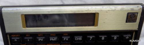 HP 12C Financial Calculator (Hewlett Packard)