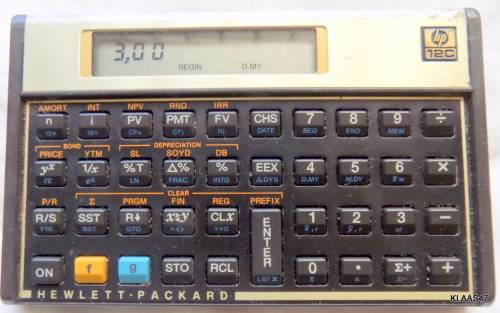 HP 12C Financial Calculator (Hewlett Packard)