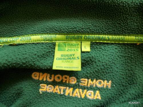 RUGBY WORLD CUP 2015 ENGLAND (RUGBY ORIGINALS RANGE) LONG SLEEVE FLEECE - SIZE L