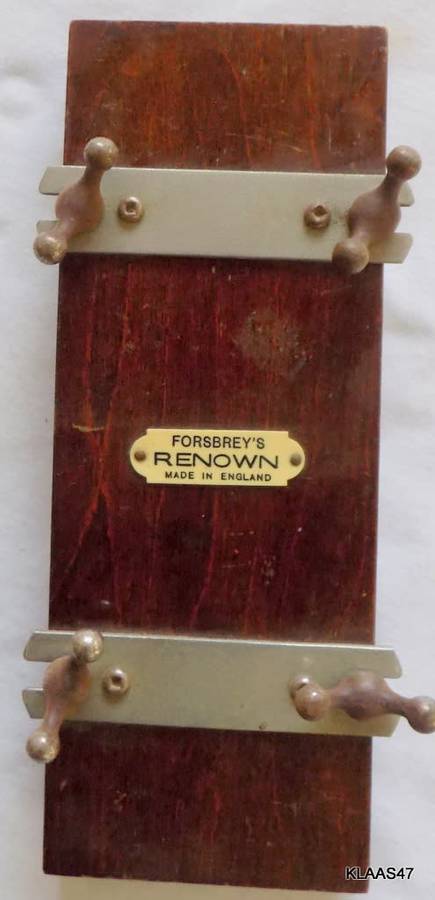 Vintage Wooden Forsbrey`s Renown tie press circa 1920 Made in  England