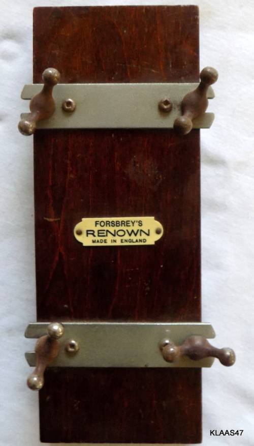 Vintage Wooden Forsbrey`s Renown tie press circa 1920 Made in  England