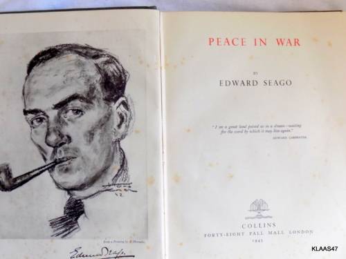 Peace in War - Edward Seago - Hardcover 1943