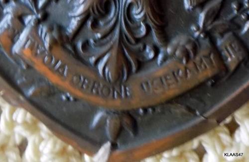 MACRAME WALL HANGING - Polish Icon (Mother of God) and Loose Polish Emblem