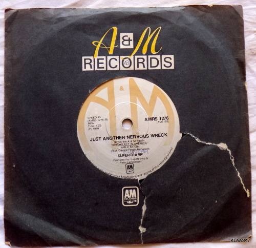 Supertramp  The Logical Song - AandM Records  AMRS 1276 - 7` Single - South Africa 1979