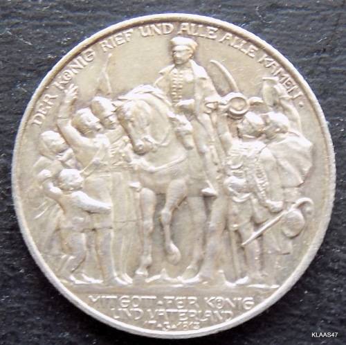 DEUTSCHES REICH 2 MARK 1913 (Germany) IMPERIAL EMPIRE Rare German 90% Silver