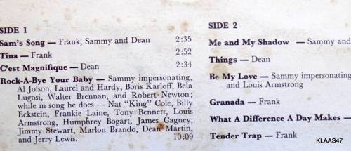 Frankie and his Shadows - Reprise Records - R 0001 -  South Africa - 1961