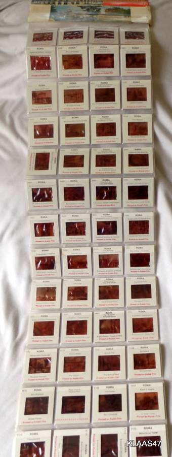 ROMA Souvenir - 60 Slides - Printed on Kodak Film