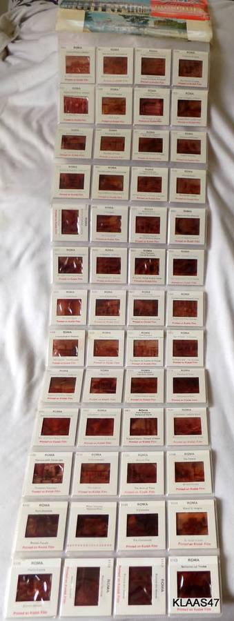ROMA Souvenir - 60 Slides - Printed on Kodak Film