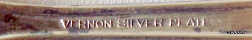 Vernon Silver Plate Salad Fork