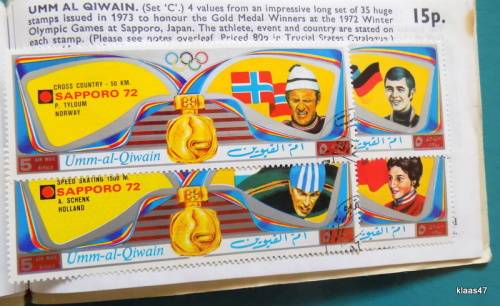 Philatelic Services Stamp Club Book No 52 (Special Approvals) 21 Umm Al Qiwain stamps