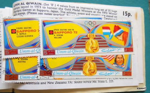 Philatelic Services Stamp Club Book No 52 (Special Approvals) 21 Umm Al Qiwain stamps