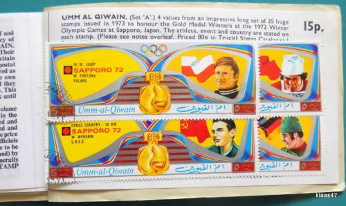 Philatelic Services Stamp Club Book No 52 (Special Approvals) 21 Umm Al Qiwain stamps