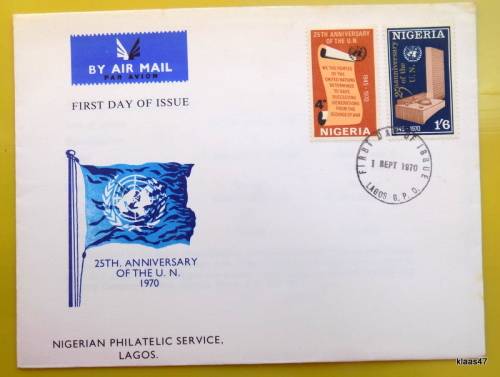 Nigeria - 1970 - 25th Anniversary of the U.N. - (Nigerian Philatelic Service, Lagos)