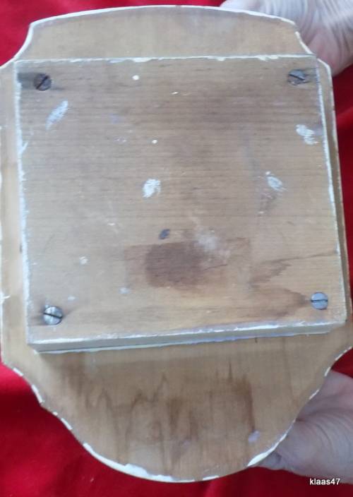 Vintage Wind Up Wooden Toilet Paper Holder Music Box - Working