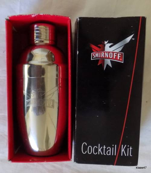 Smirnoff boxed Stainless Steel Cocktail kit