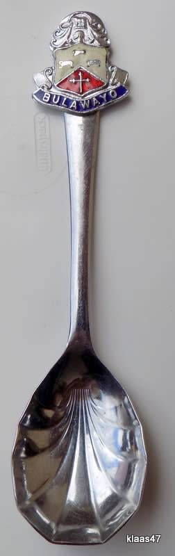 Bulawayo - Crested Spoon - Chrome plate