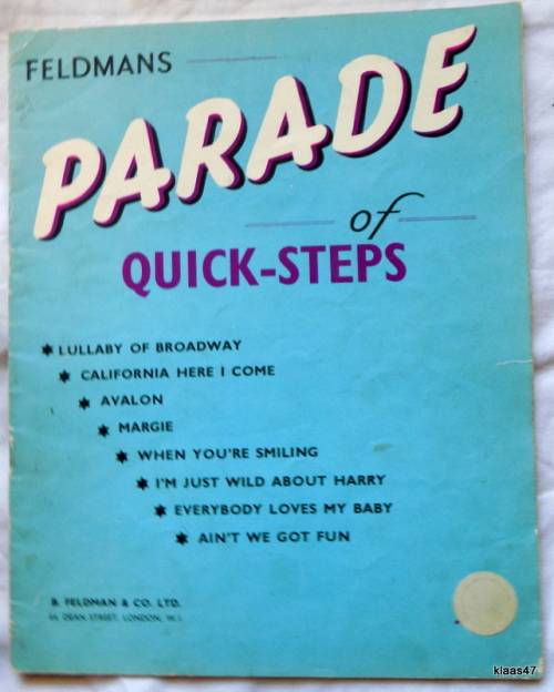 Feldmans Parade of Quick-Steps (Sheet music and vocal score)