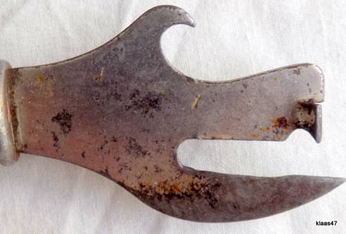 Vintage Can Opener By `KUT-EZY` USA  - Wood Handle