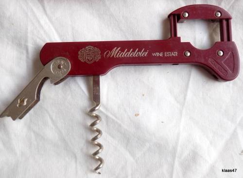 Middelvlei Wine Estate - Bottle Opener - Made in Italy