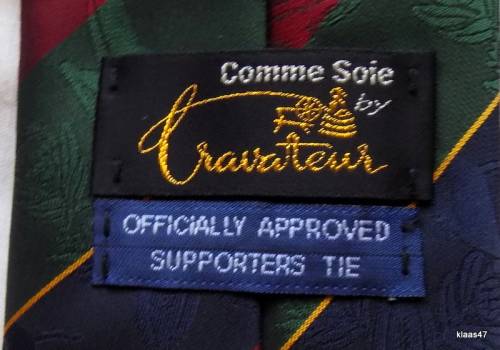 South African Rugby - Officially Approved Supporters Tie - Comme Soie by Cravateur