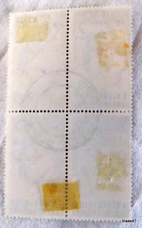 South Africa - 1963 - Red Cross Centenary - Block of 4 - cancelled - previously hinged.