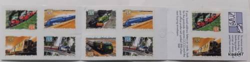 Australia - 1993 Booklet - Trains - with 10 Self Adhesive stamps
