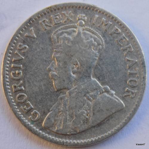 South Africa 1927 George V Protea 3d Silver