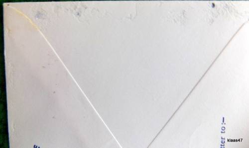 Union-Castle Line envelope - Pendennis Castle - Post mark St. Helena Jamestown - JA 5 74