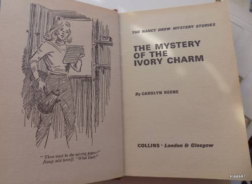 The Nancy Drew Series - No.  31 - The  Mystery of the Ivory Charm - Carolyn Keene Hardcover 1974