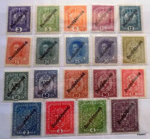 Austria - 1918/19 - Austro-Hungarian Empire  overprint Deutschösterreich - 19 Unused Lightly hinged
