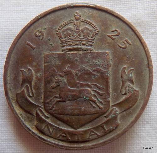 1925 Edward Prince of Wales Natal Visit, South Africa - Medallion -  No Clasp