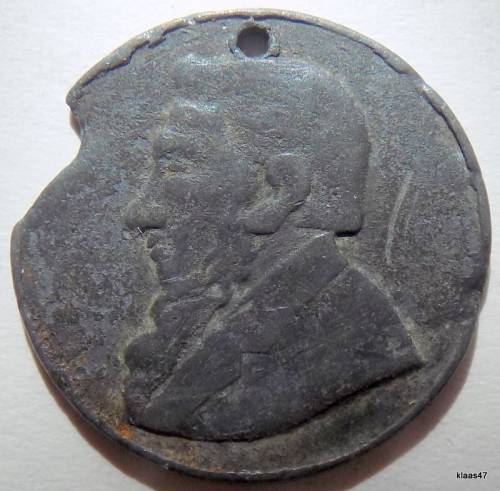 ZAR Zuid Afrikaanse Republiek - P KRUGER - PRESIDENT - Medallion (Damaged)