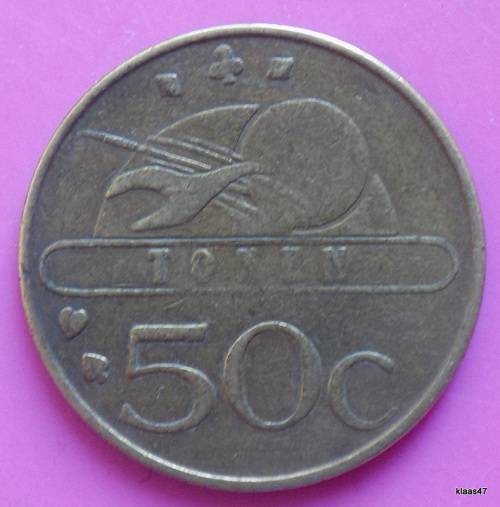Windhoek Country Club Resort Casino - 50c - Token - Aluminium-Bronze