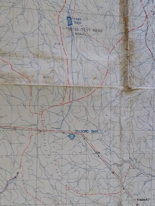 Surveyor General, Rhodesia 1970`s Topographic Map Scale 1:50,000 Of Vumaninga 1732B2 RESTRICTED