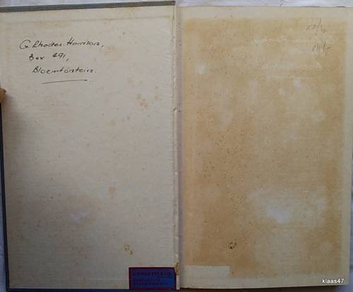 They Were South Africans - John Bond - Hardcover  1956