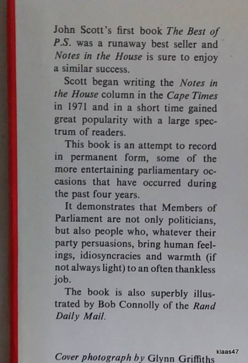 Notes in the House - John Scott - Hardcover