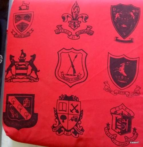 Dale College Motto - Foam Cushion with carry loop - 9 School Motto`s on reverse