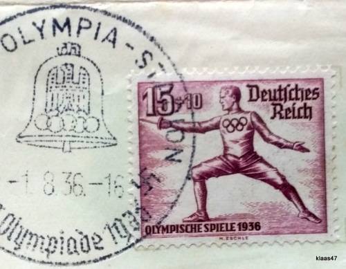 Germany - Nazi 1936 - Summer XI. Olympic Berlin - Deutsche Reichspost - A4 Sheet.