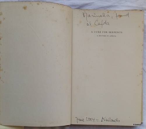 A Cure for Serpents (A Doctor in Africa) - Alberto Denti di Pirajno - Hardcover